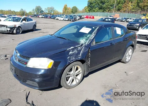2012 Dodge Avenger Se from USA, damaged, VIN 1C3CDZAG9CN255968
